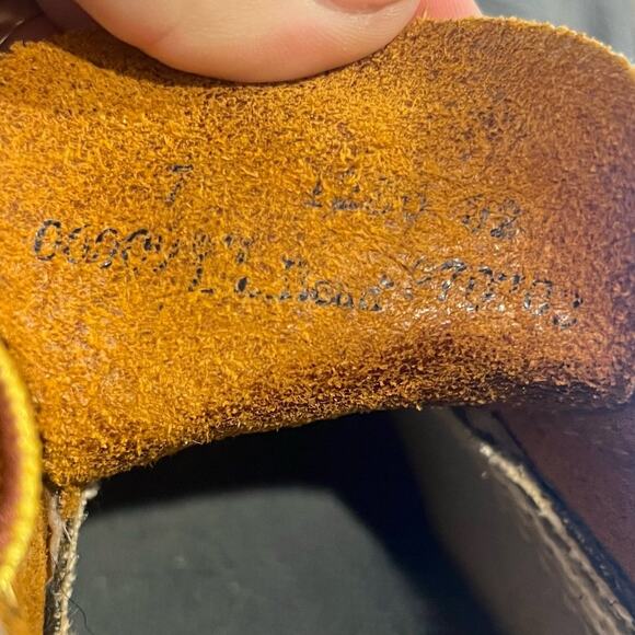 Vintage LL Bean Women's BEAN BOOTS Size 7 LM Leather Gumshoes Duck Waterproof - Picture 7 of 7